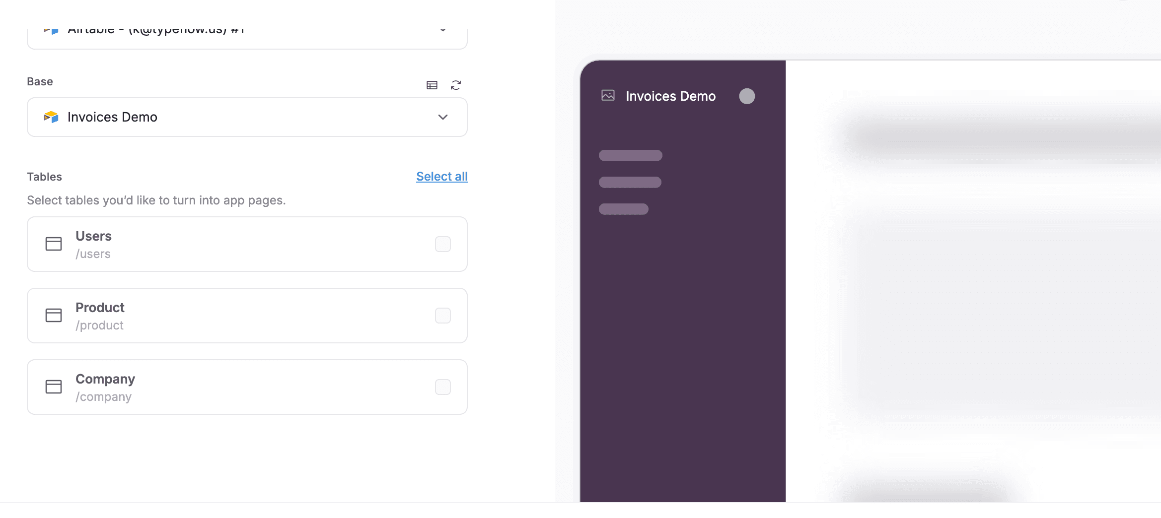 Set up pages for your application