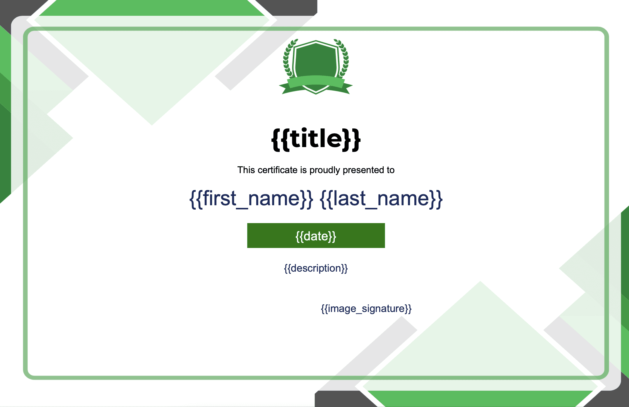 Green certificate