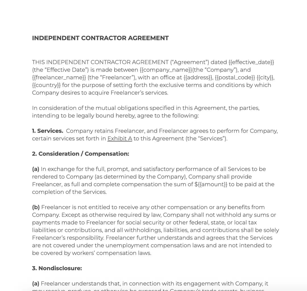 Employee Contract